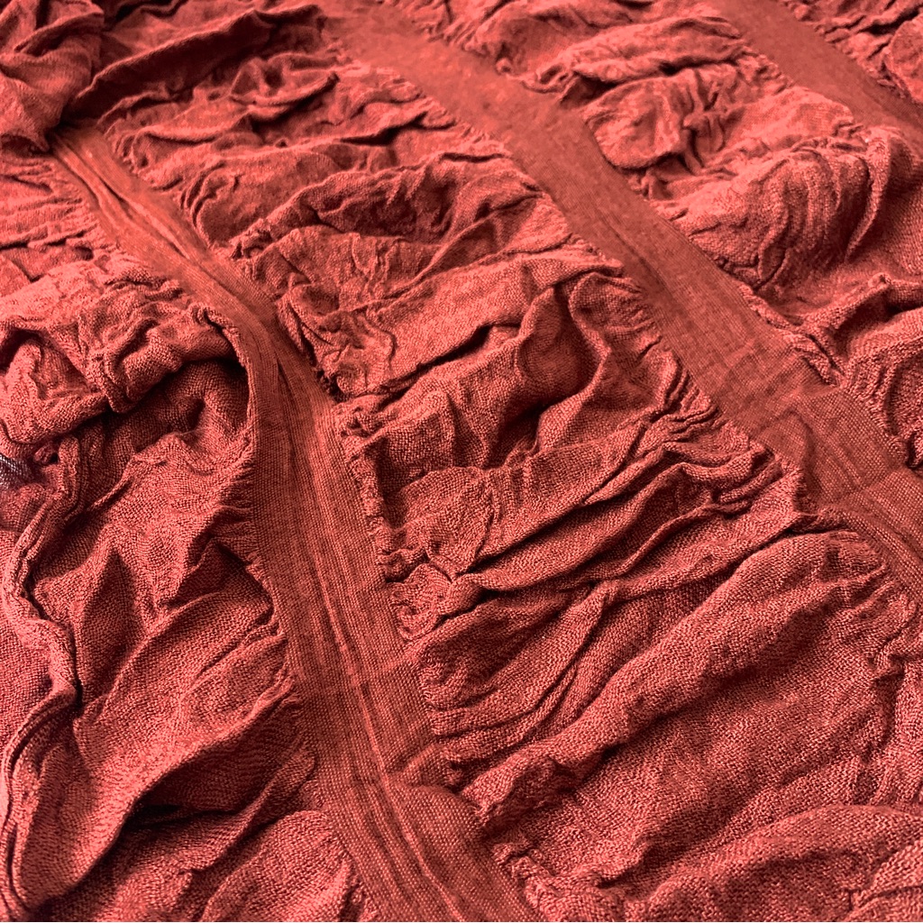 Ruffled Infinity Scarf
